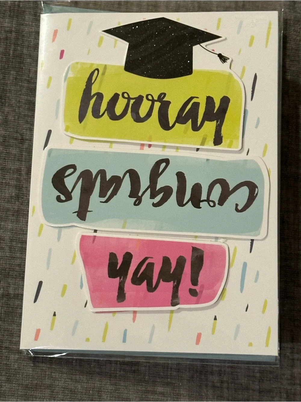 💥 $5 if bundled - Set of 3 Graduation Cards with Sparkle NWT